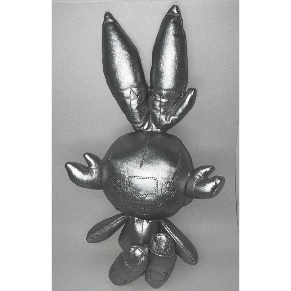 Pokemon Scorbunny Plush‎ Toy Unisex Small Silver Excellent Metallic Collectible